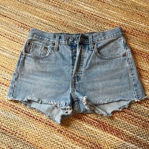 Levi’s cutoff 501 shorts.